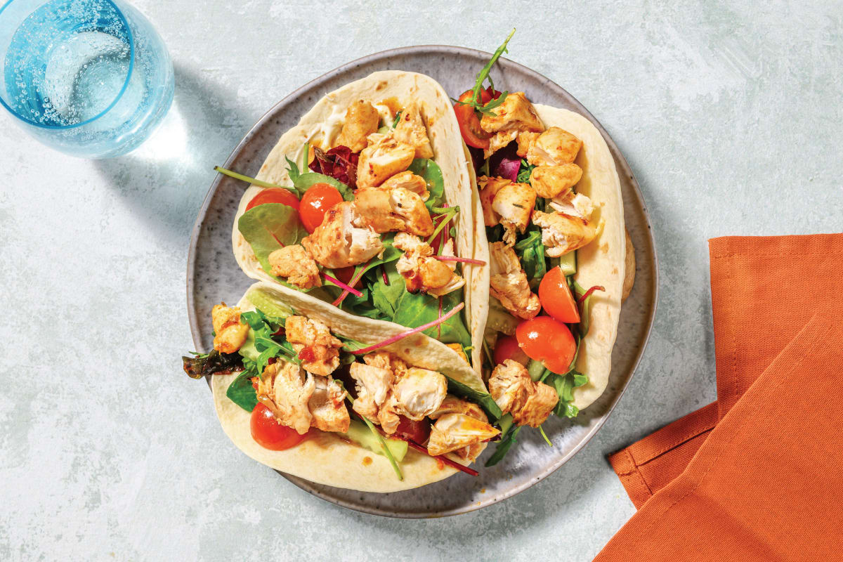 Quick Double Peri-Peri Chicken Tacos