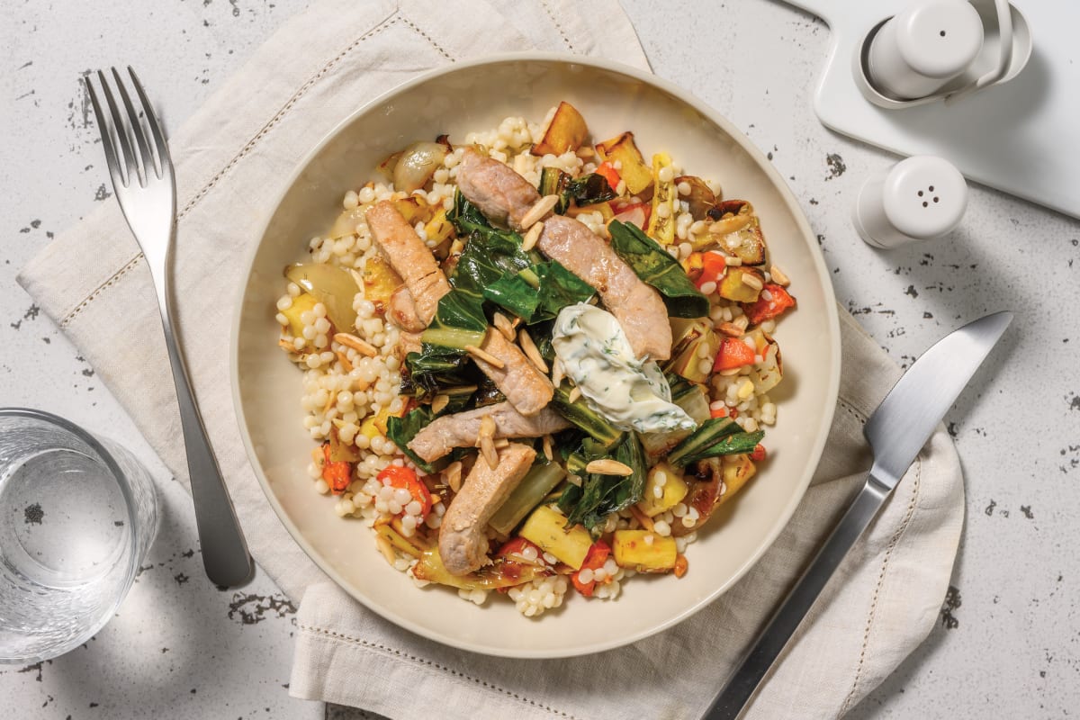 Double Herby Pork & Winter Veggie Couscous