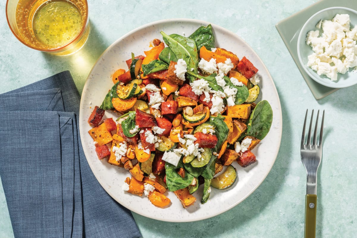 One-Tray Chicken Veggie Toss