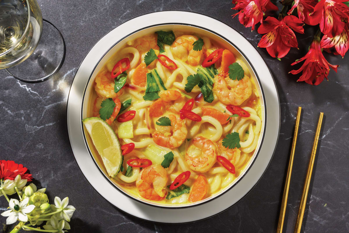 Singaporean Prawn & Coconut Laksa