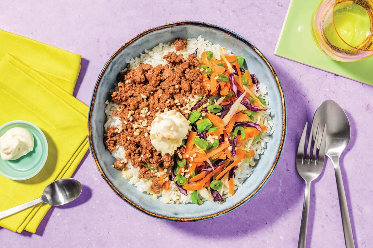 Vietnamese Caramelised Beef Bowl