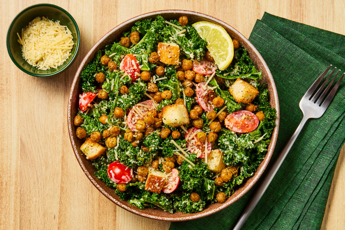 Roasted Chickpea & Kale Salad