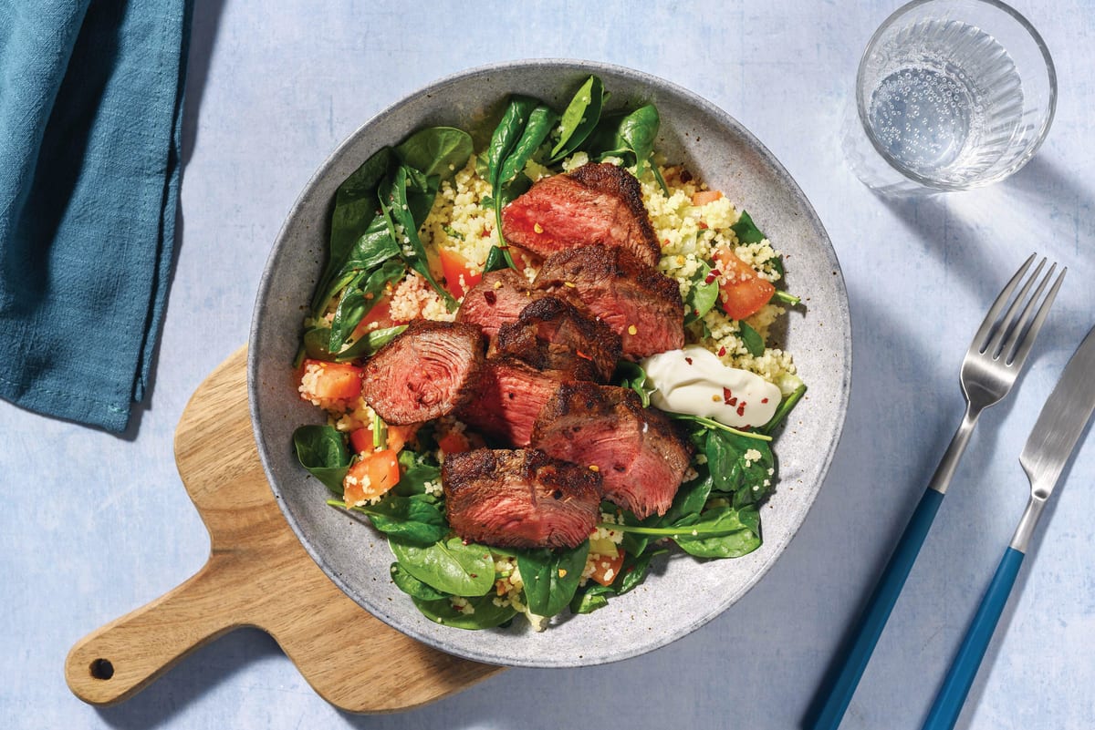 Peri-Peri Beef Rump & Couscous Salad