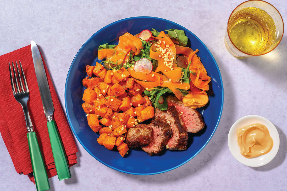 Balanced Beef Rump & Sweet Soy Pumpkin Bowl