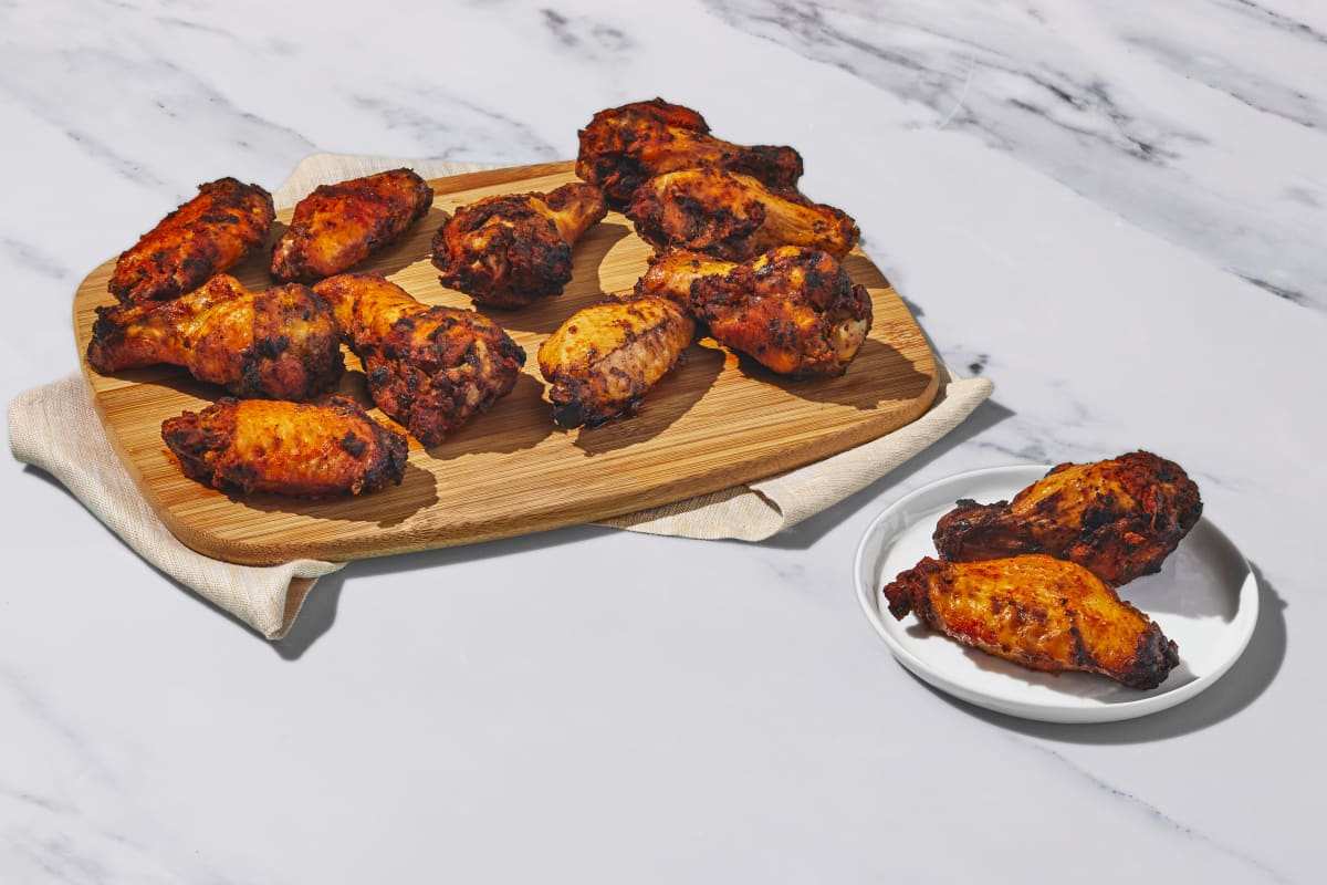 Cajun-Style & Buffalo Chicken Wings.