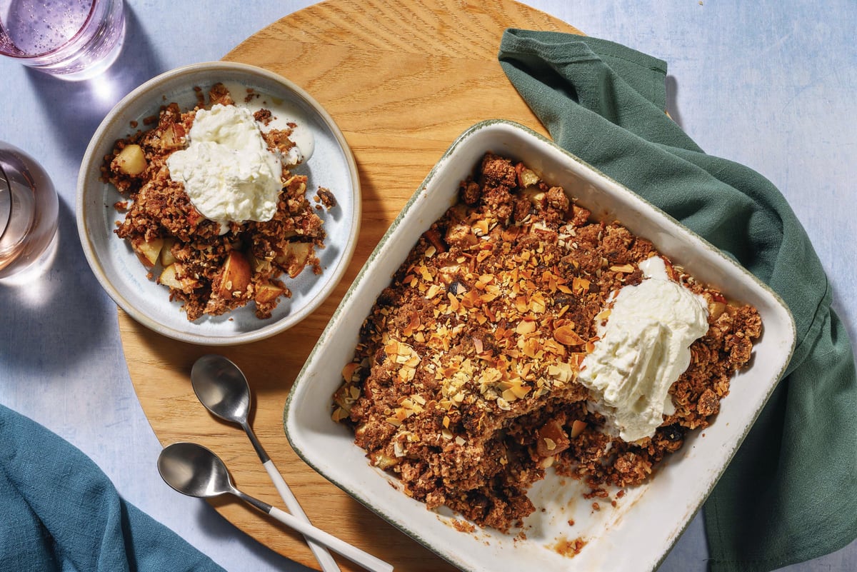 Pear & Choc-Chip Crumble