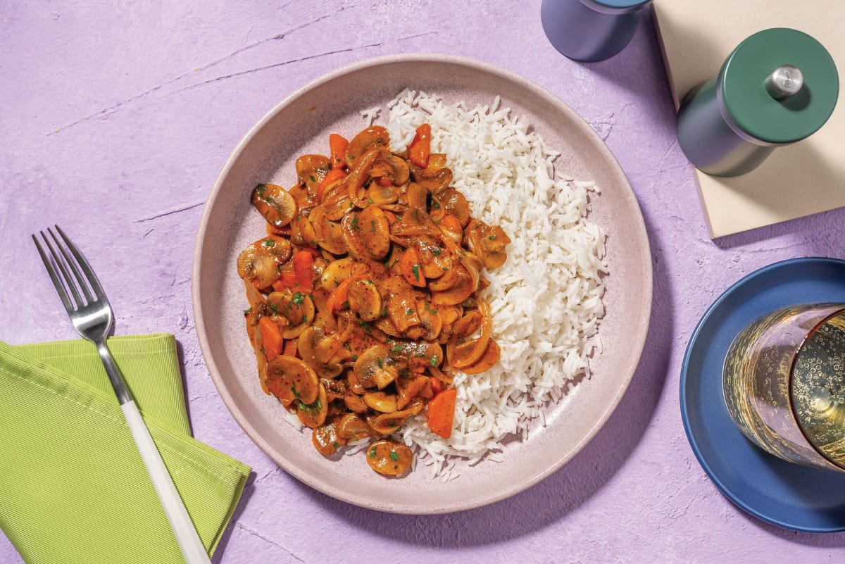 Hearty Mushroom & Veggie Casserole