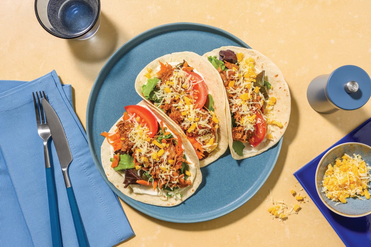 Double Spicy Chipotle Pulled Pork & Cheese Tacos