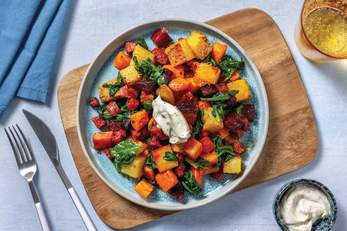 Hello Hero: Chorizo & Veggie Traybake