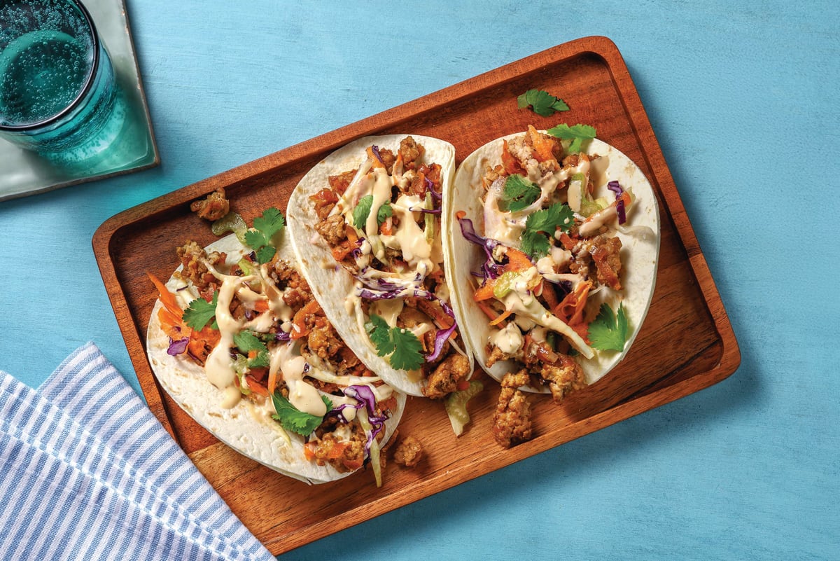 Hello Hero: Teriyaki Pork & Slaw Tacos