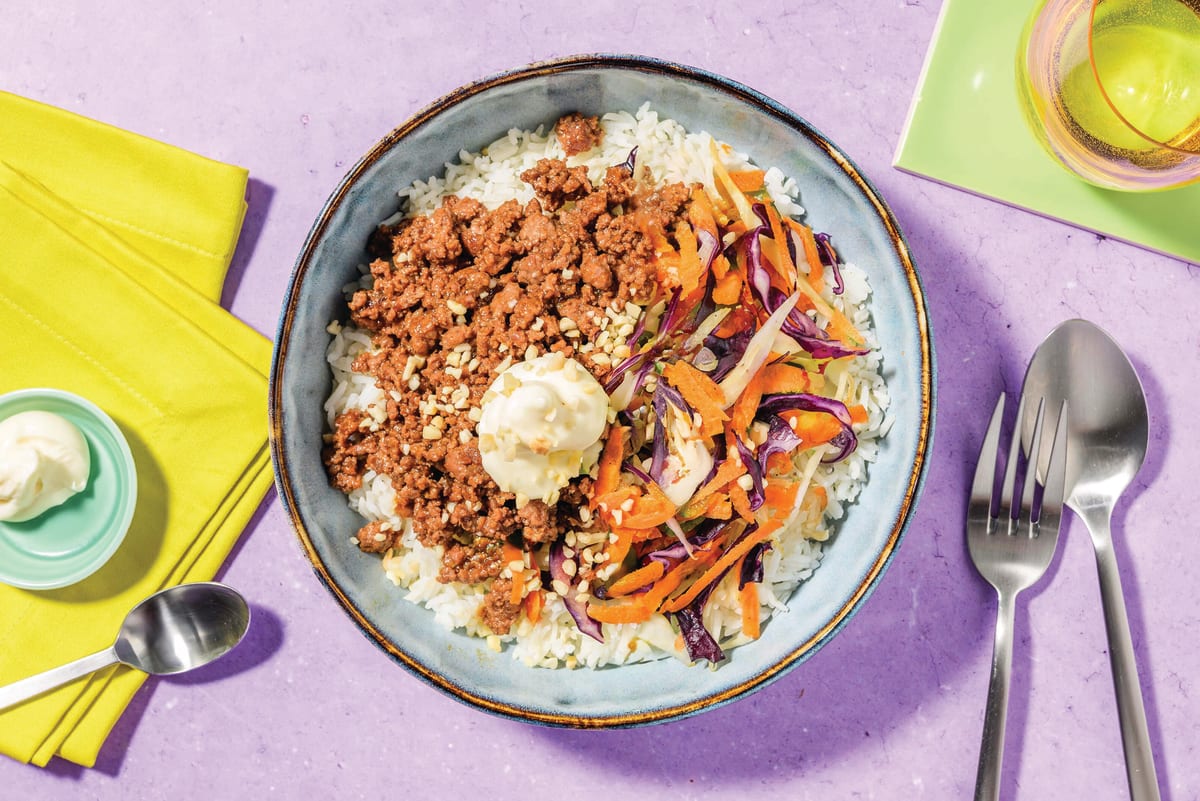 Vietnamese Caramelised Beef Bowl