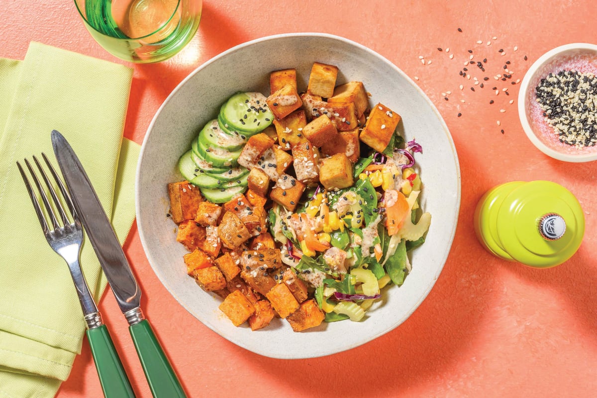 Japanese Tofu & Sweet Potato Bliss Bowl