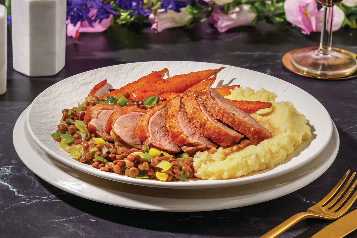 Duck Breast & Lentil Ragout