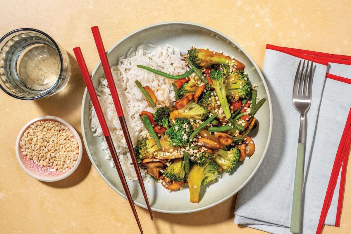 Umami Beef, Mushroom & Broccoli Stir-Fry