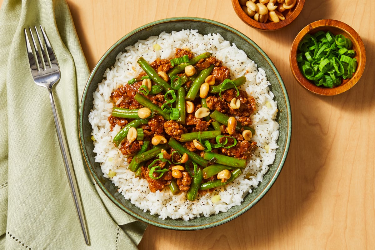 Szechuan Pork & Green Bean Stir-Fry