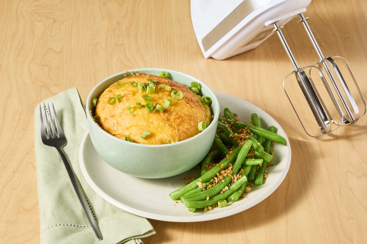 Cheddar & Scallion Soufflés