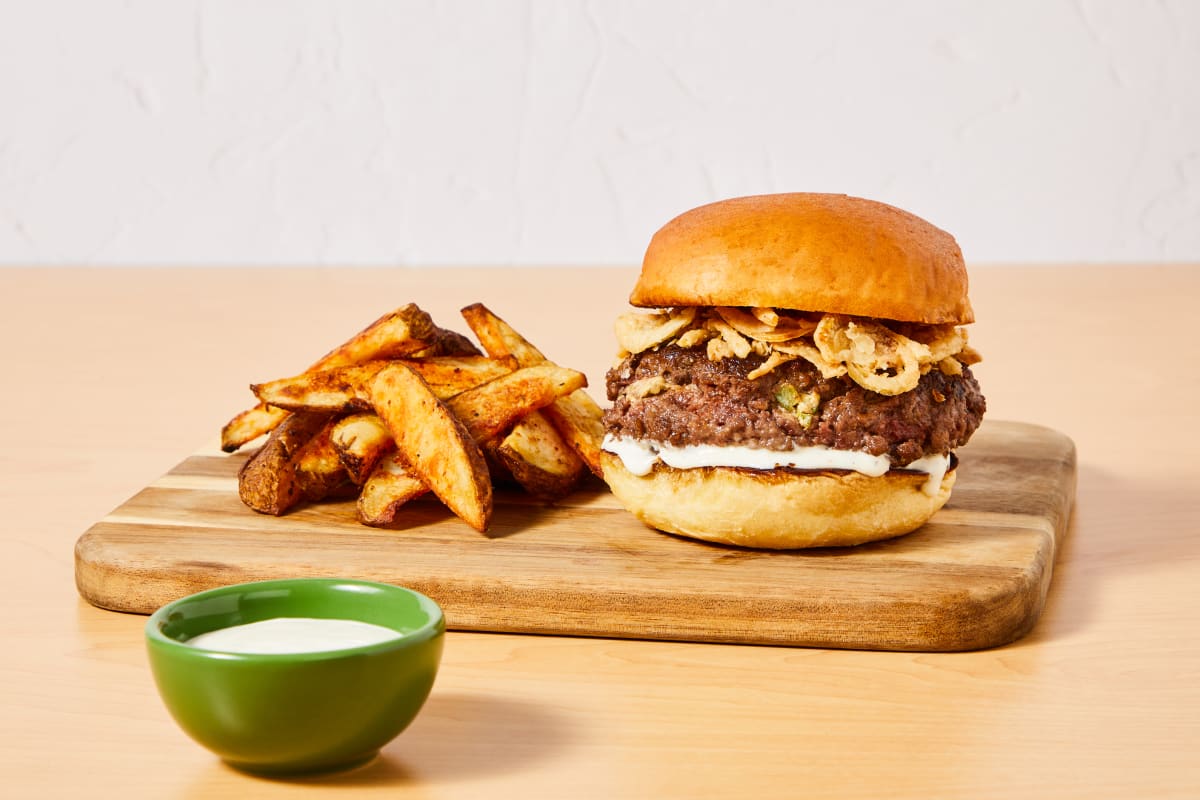 Jalapeño Popper Stuffed Burgers