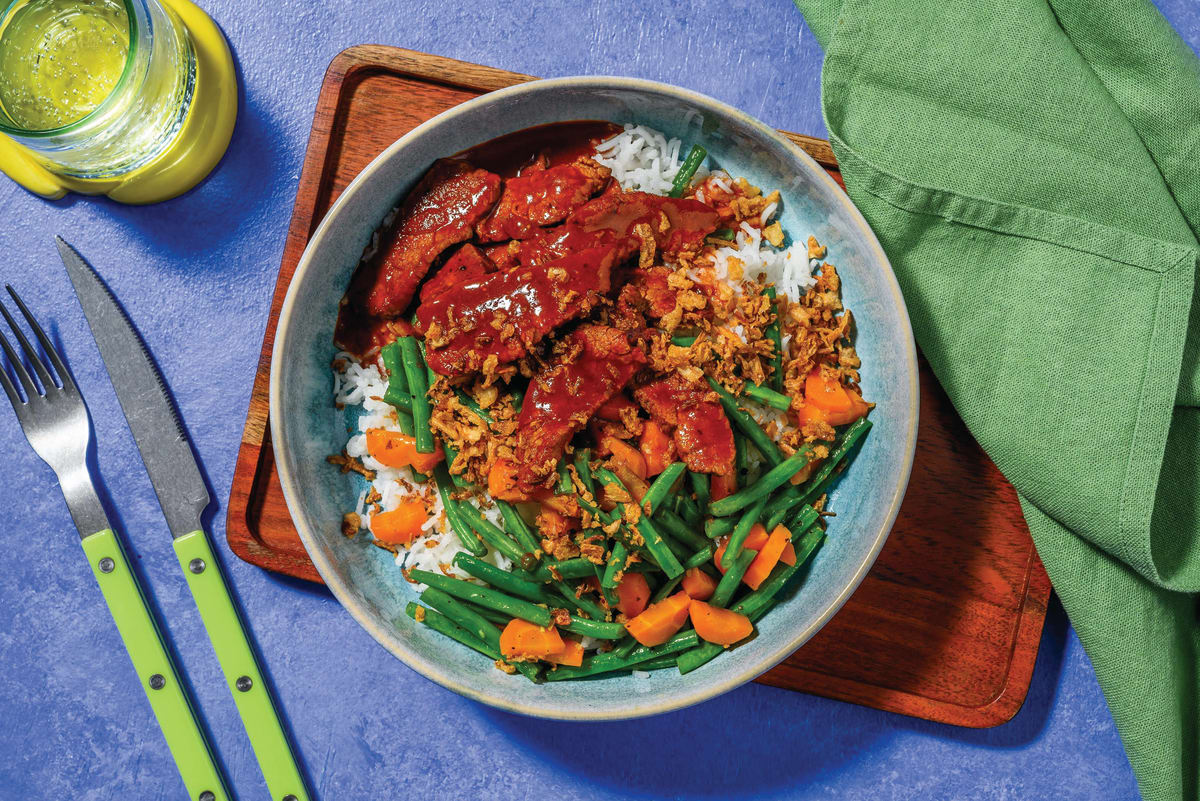 Spicy Sichuan Beef & Green Bean Stir-Fry