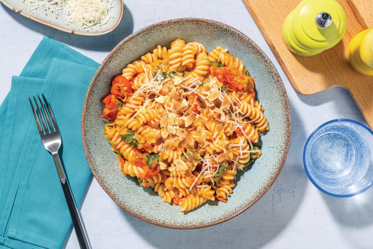 HelloHero: Tomato & Basil Pesto Fusilli 