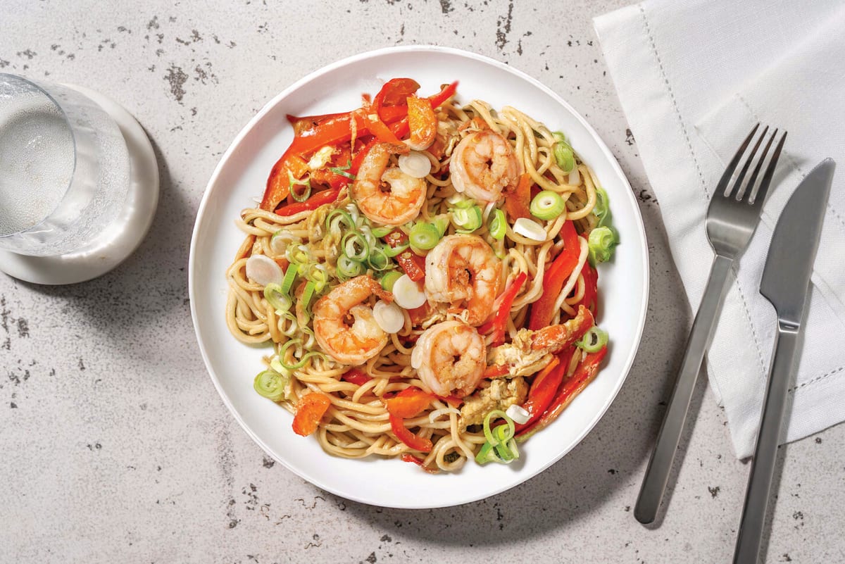 Prawn Singapore-Style Noodles