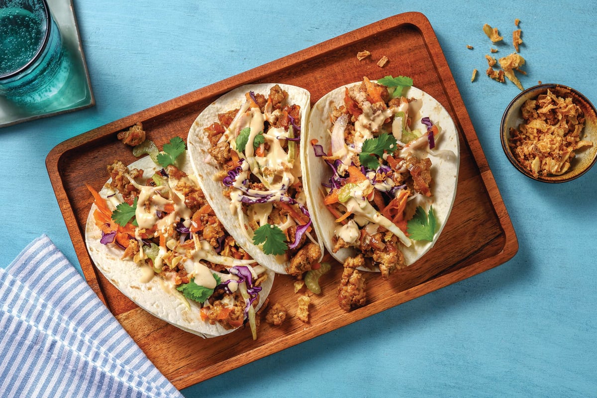 HelloHero: Teriyaki Pork & Slaw Tacos