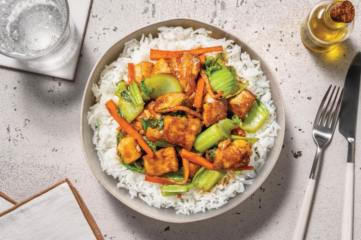 Salt & Pepper Chicken Rice Bowl