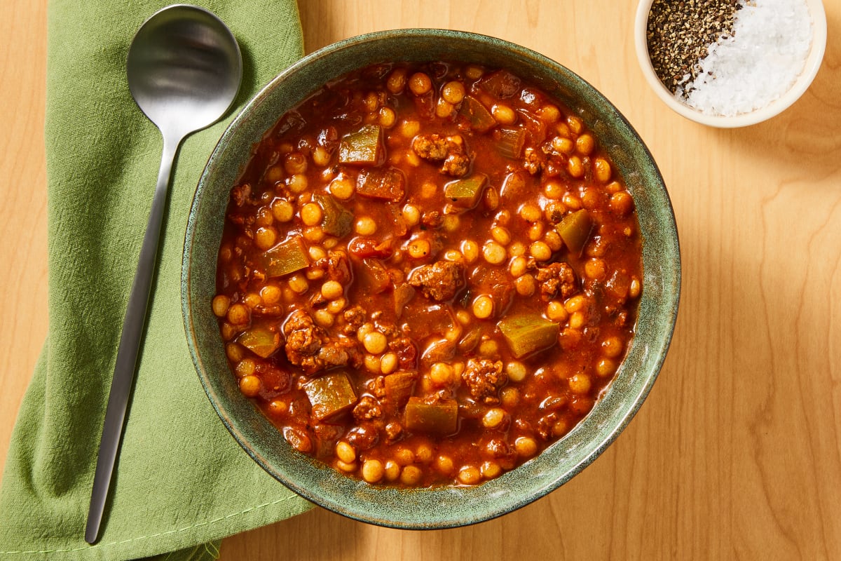 One-Pot Turkey Stuffed Bell Pepper Soup