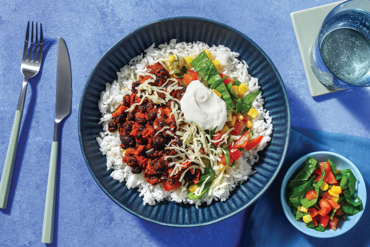 Mexican Black Bean Burrito Bowl