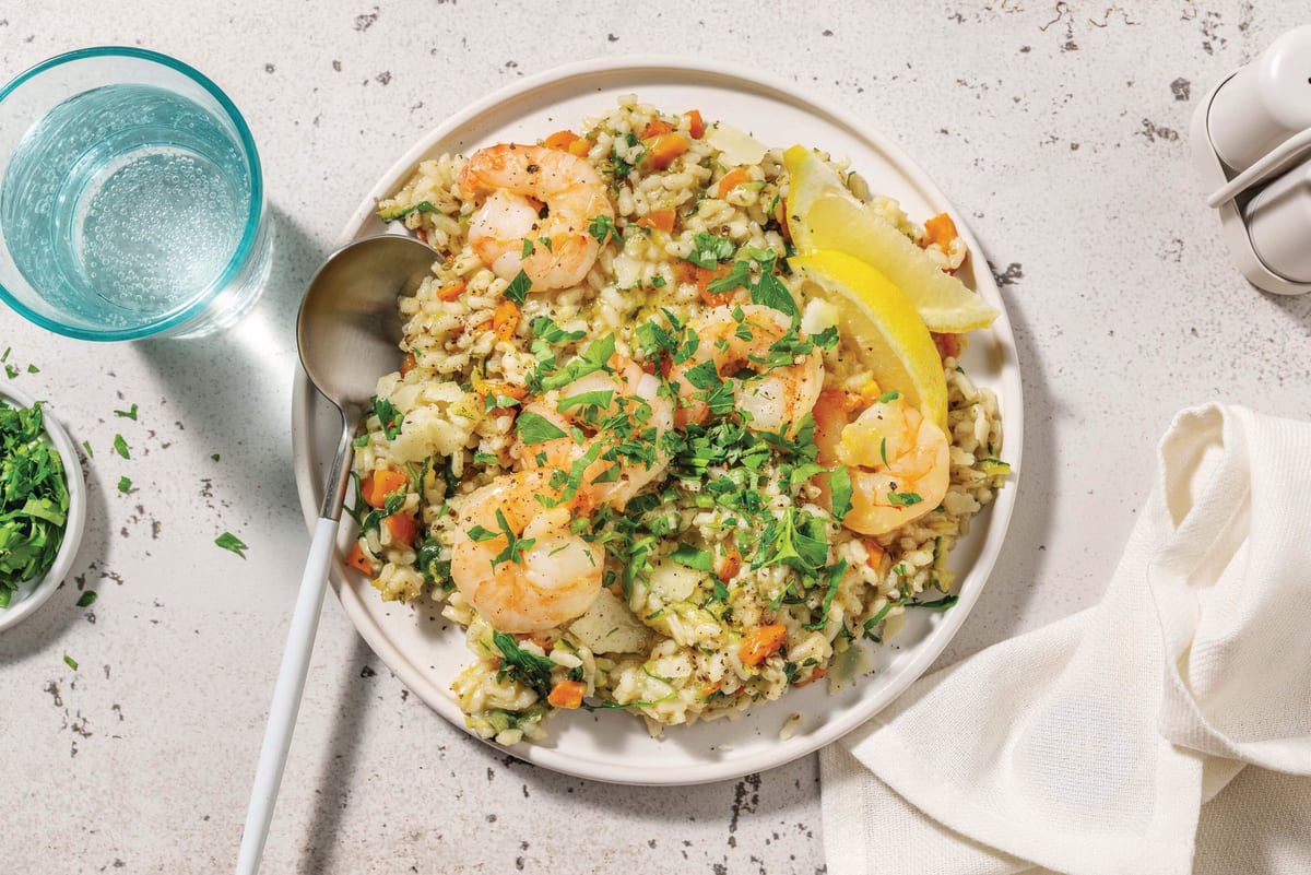 Lemon & Parsley Prawn Risotto