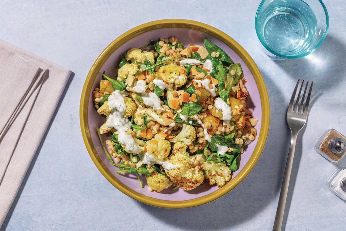 Nourishing Cauliflower Pearl Couscous Bowl