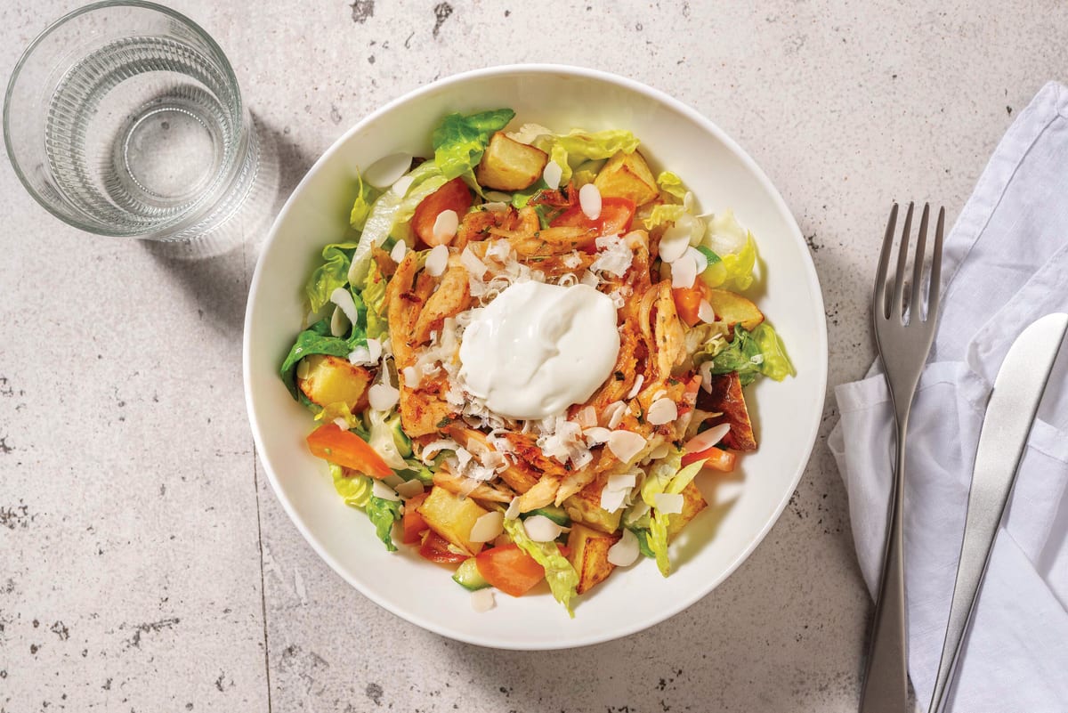 Pulled Chicken & Herby Potato Salad