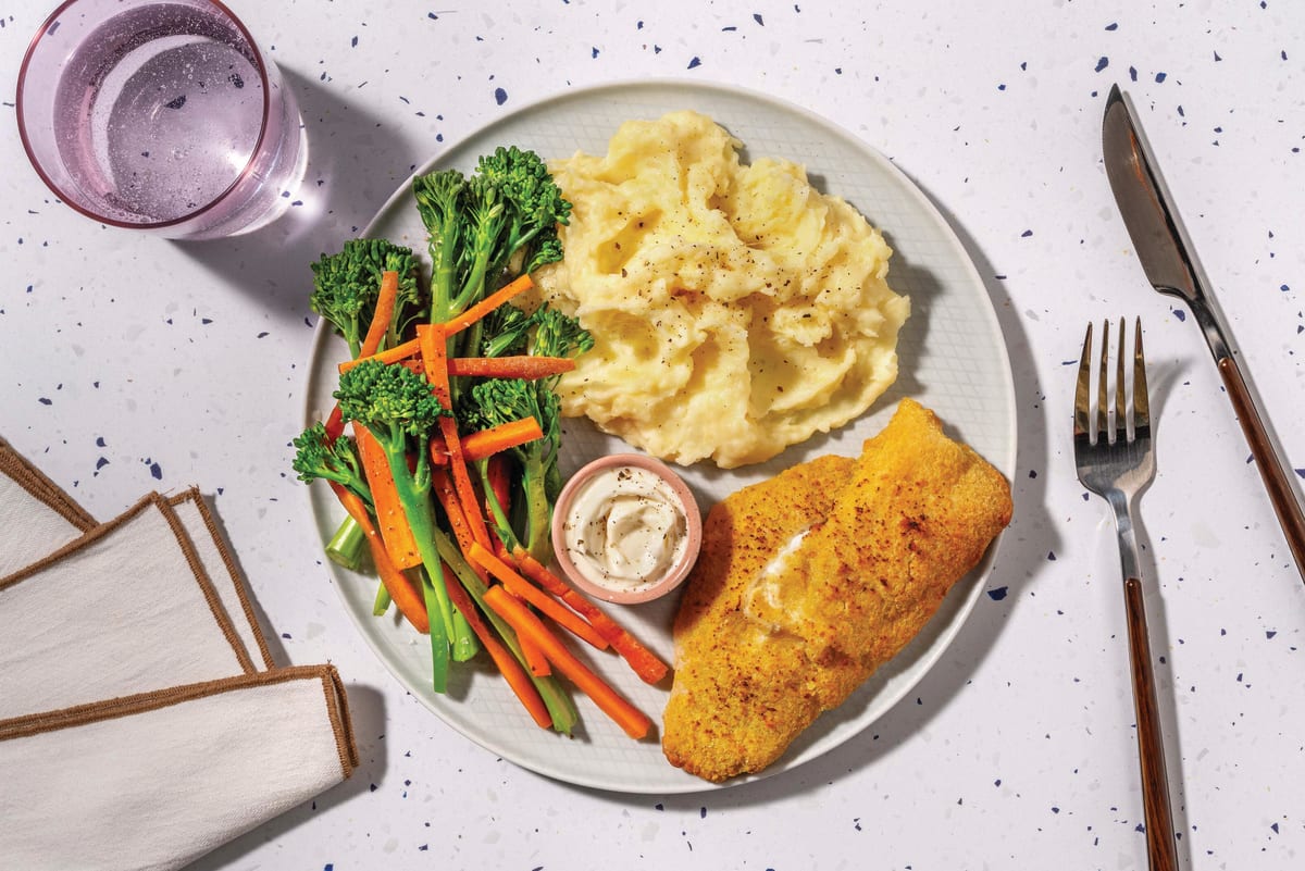 Quick Barramundi & Parmesan Mash