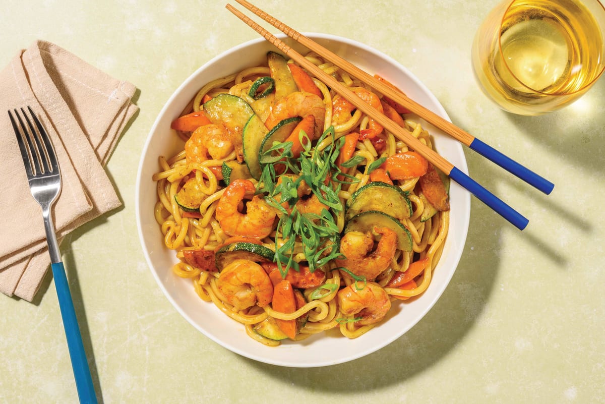 Prawn Singapore-Style Noodles