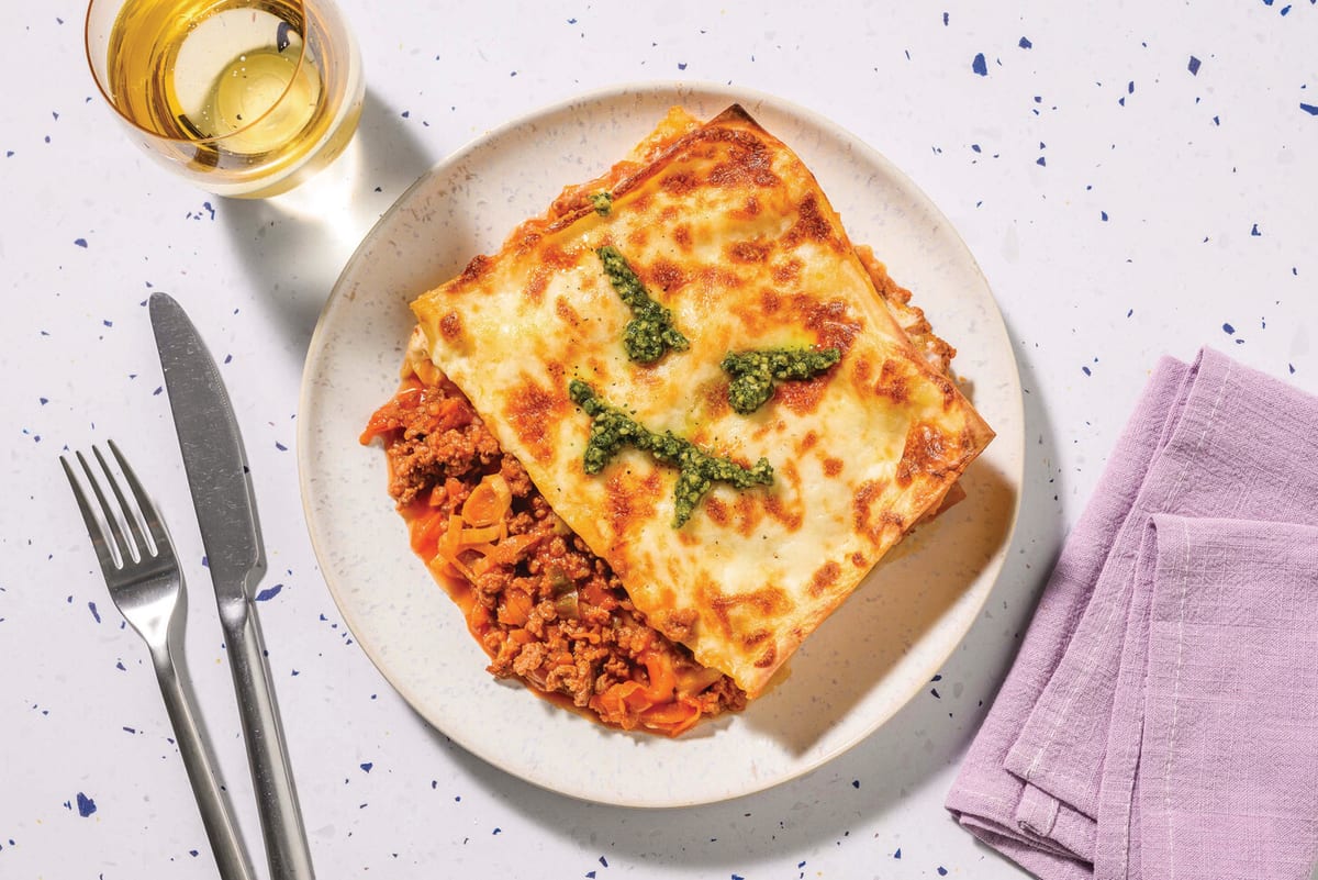 Extra Cheesy Monster Beef & Hidden Veggie Lasagne 