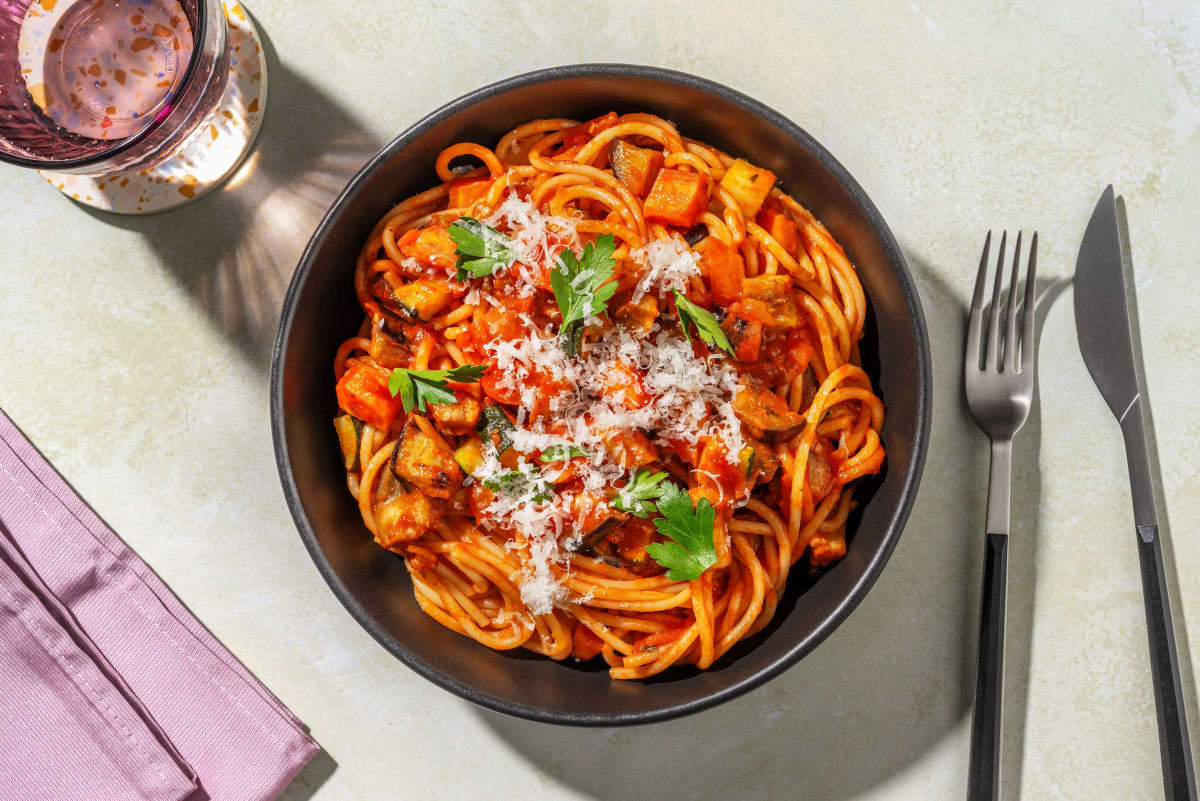 Beef & Eggplant Pasta alla Norma