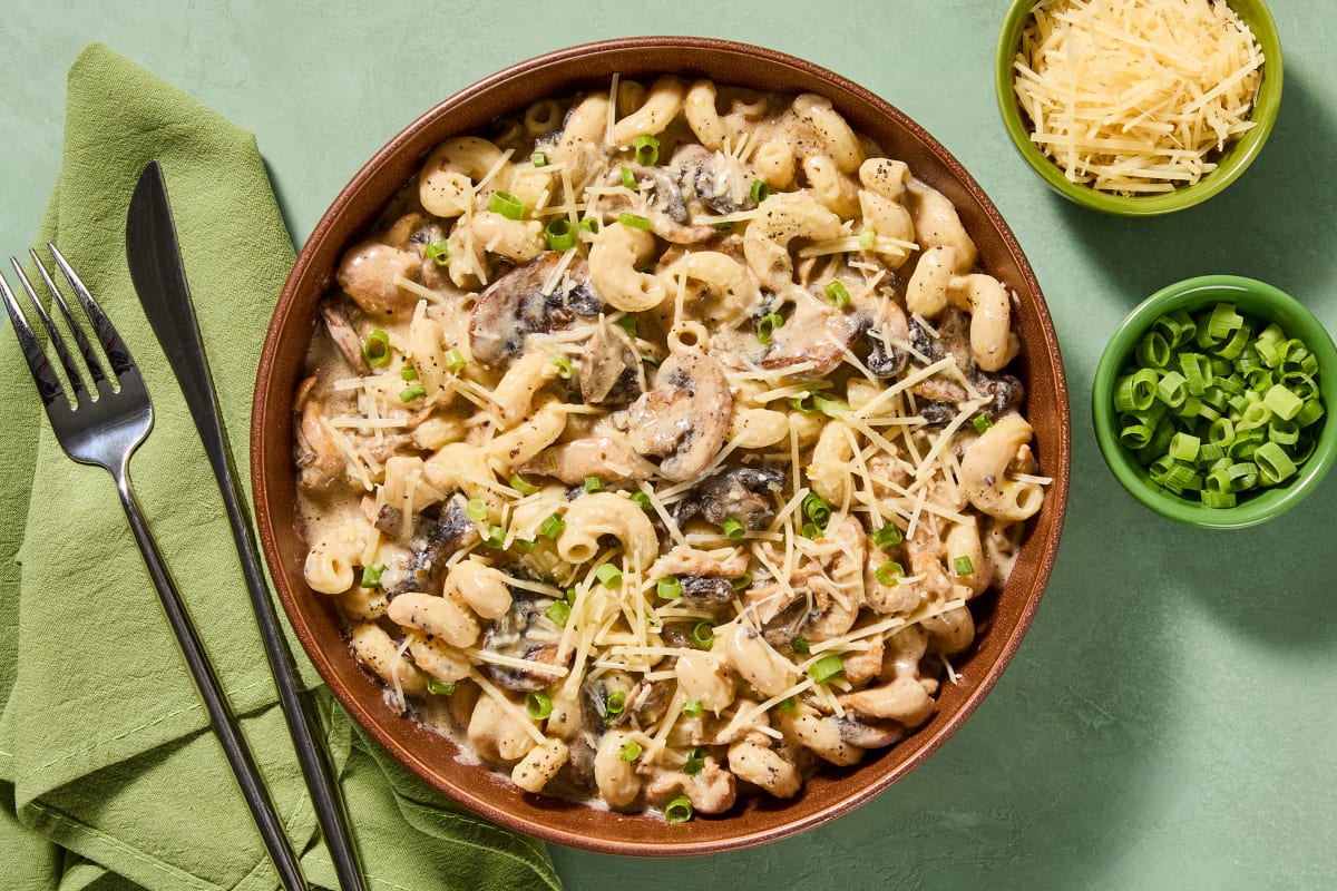 Creamy Chicken & Mushroom Cavatappi