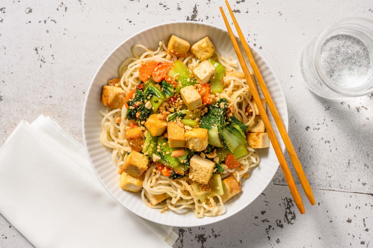 Asian Tofu, Prawns & Sweet Chilli Veggie Stir-Fry