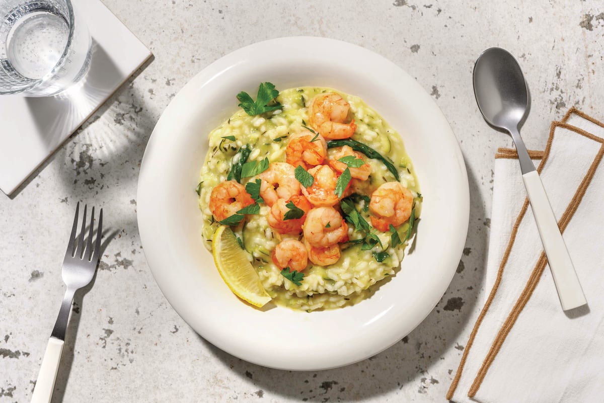 Lemon & Parsley Prawn Risotto