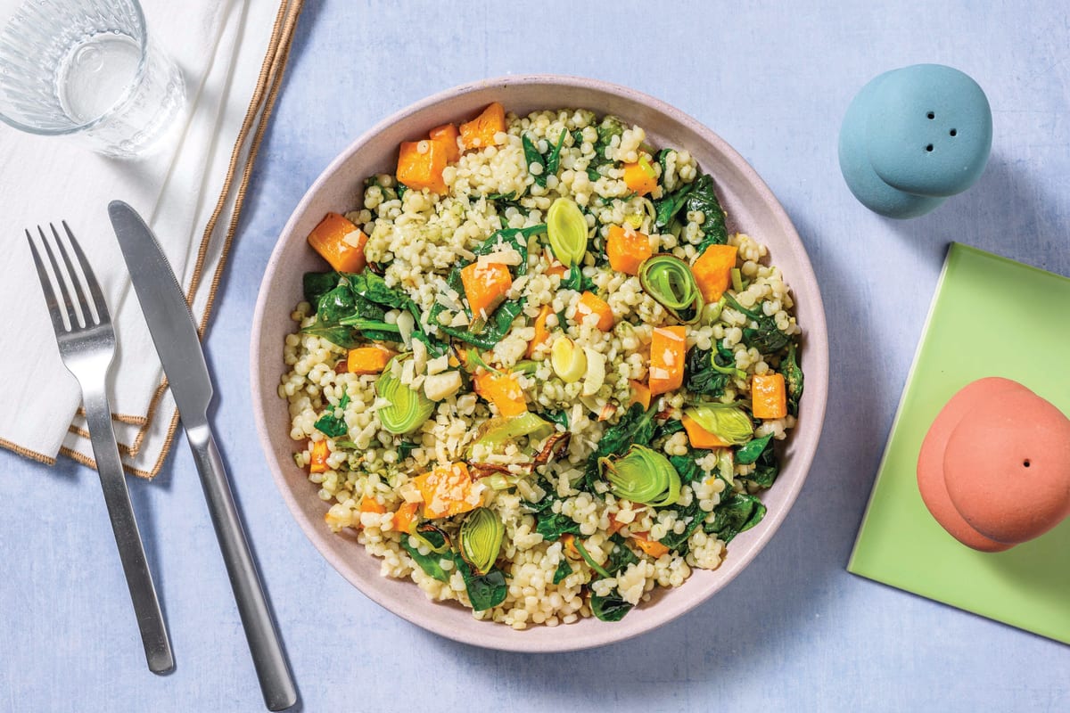 Homestyle Pumpkin & Leek Risotto