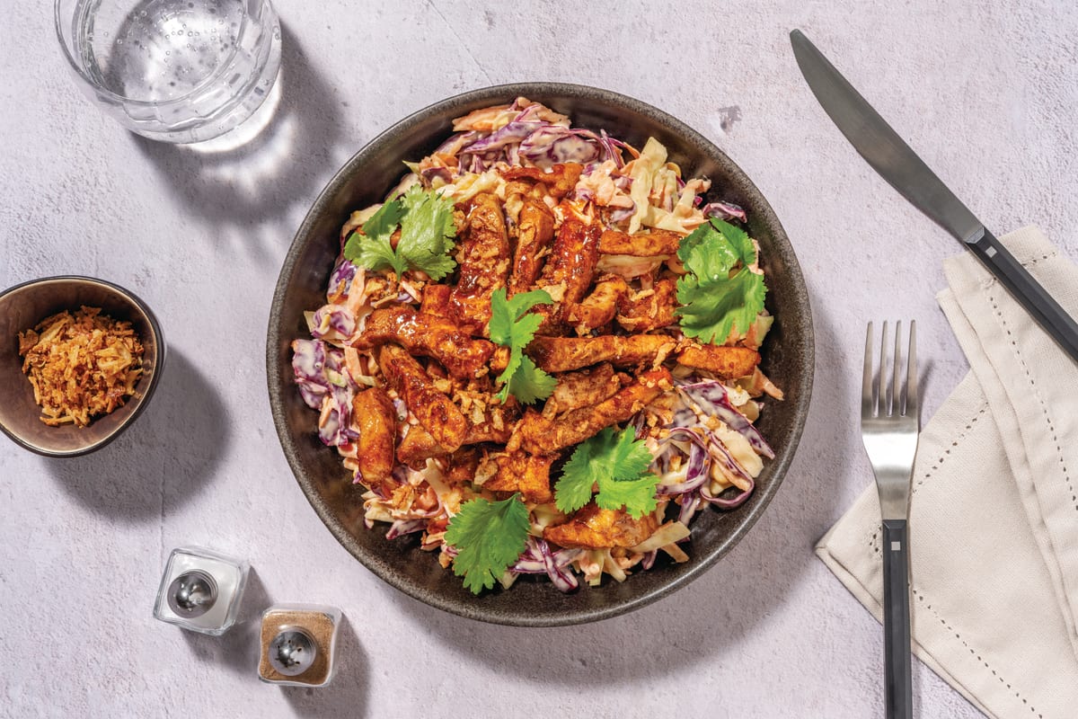 HelloHero: Sweet Soy-Ginger Chicken & Slaw Bowl