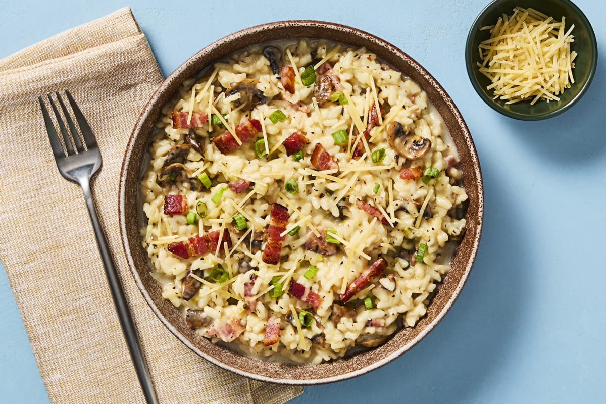 Bacon & Mushroom Risotto