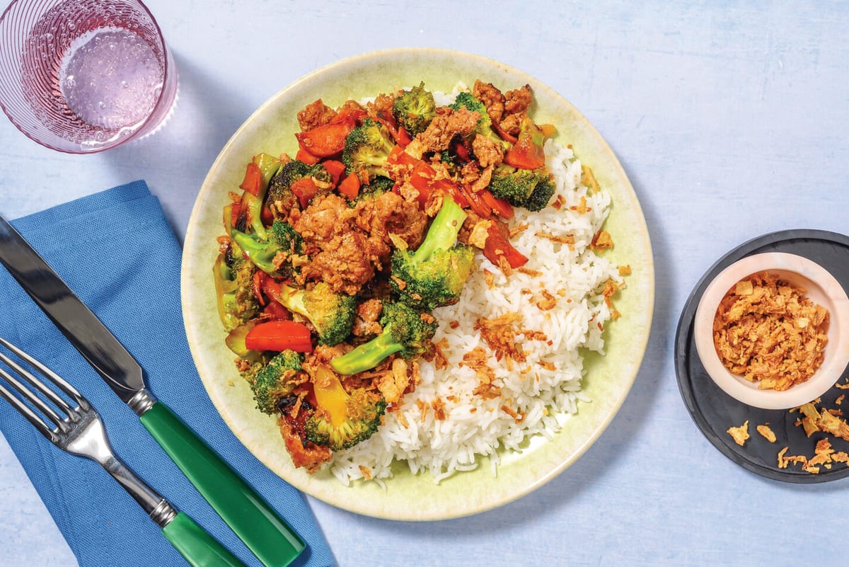 Asian Sweet-Soy Pork & Broccoli Stir-Fry