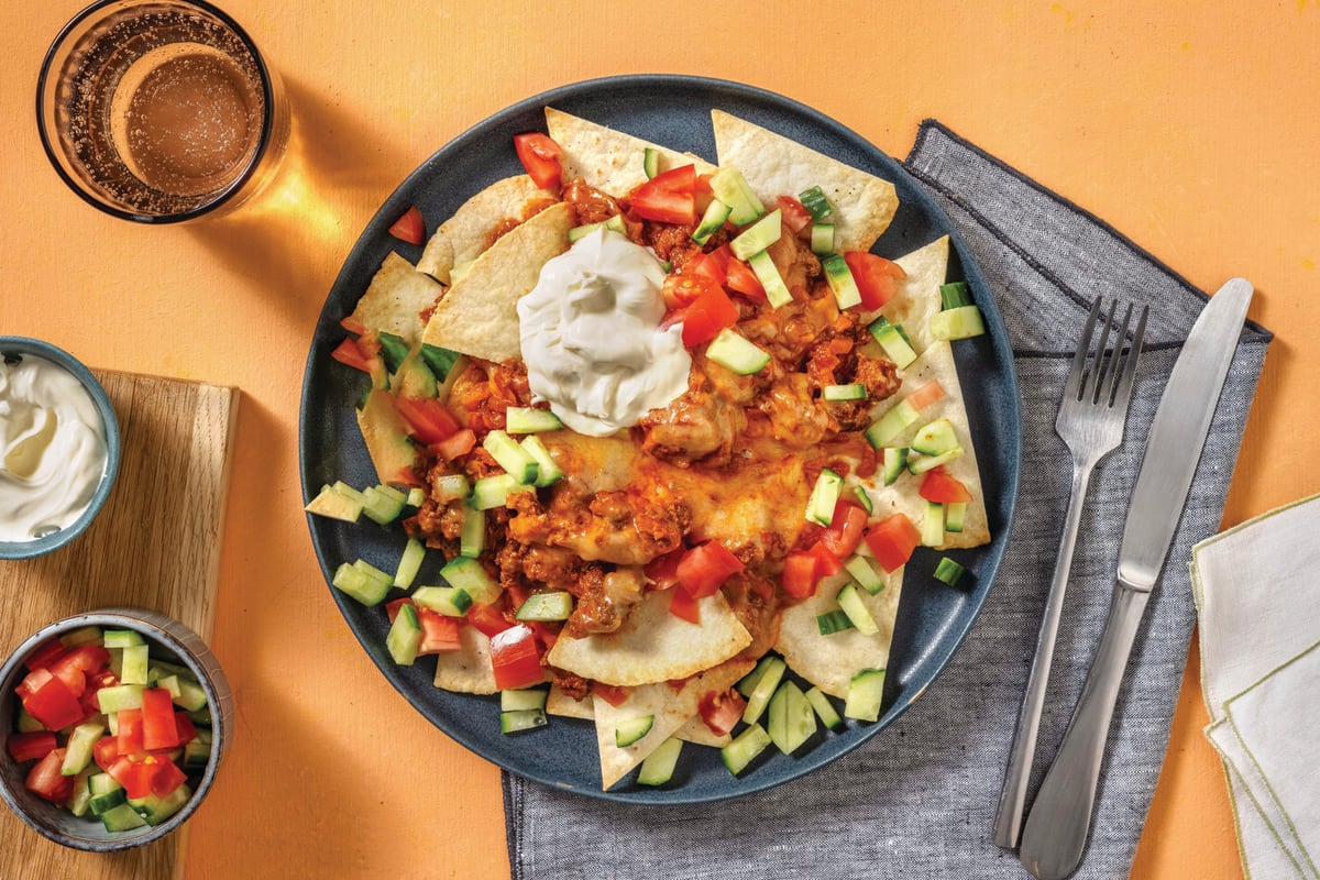 Mexican-Style Beef Nachos