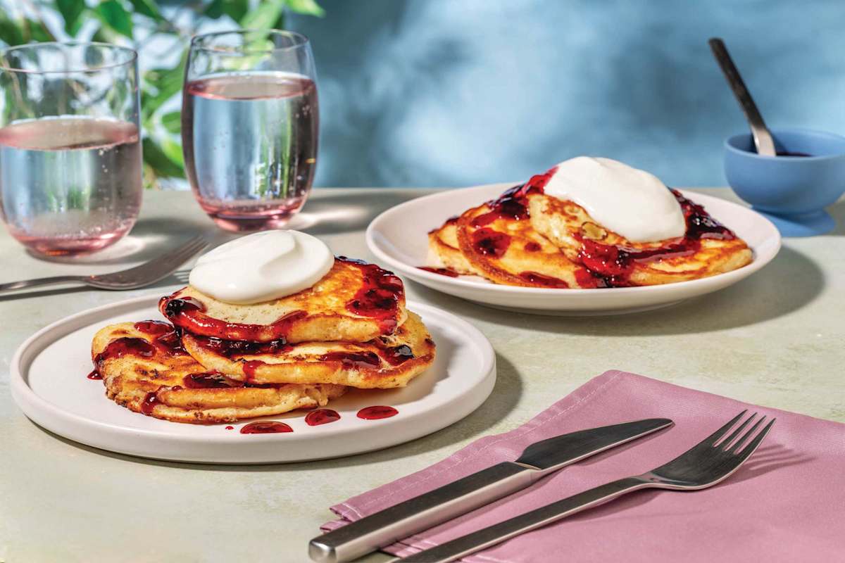 White Chocolate Chip Pancakes