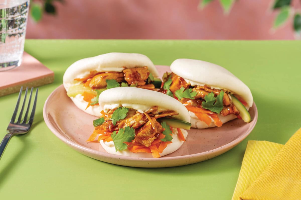 Oyster Sauce Chicken Bao Buns