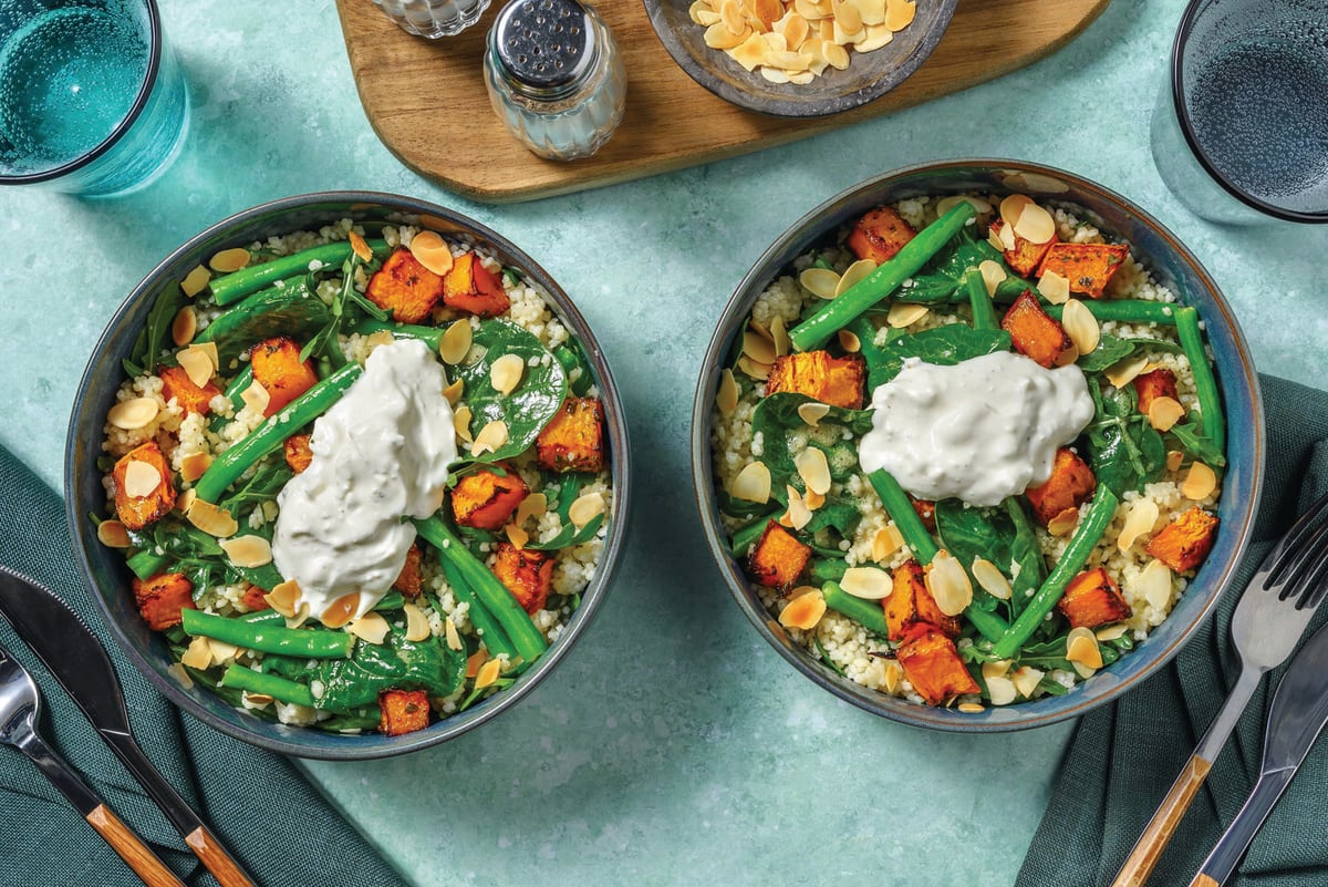 x Roast Pumpkin & Greens Couscous