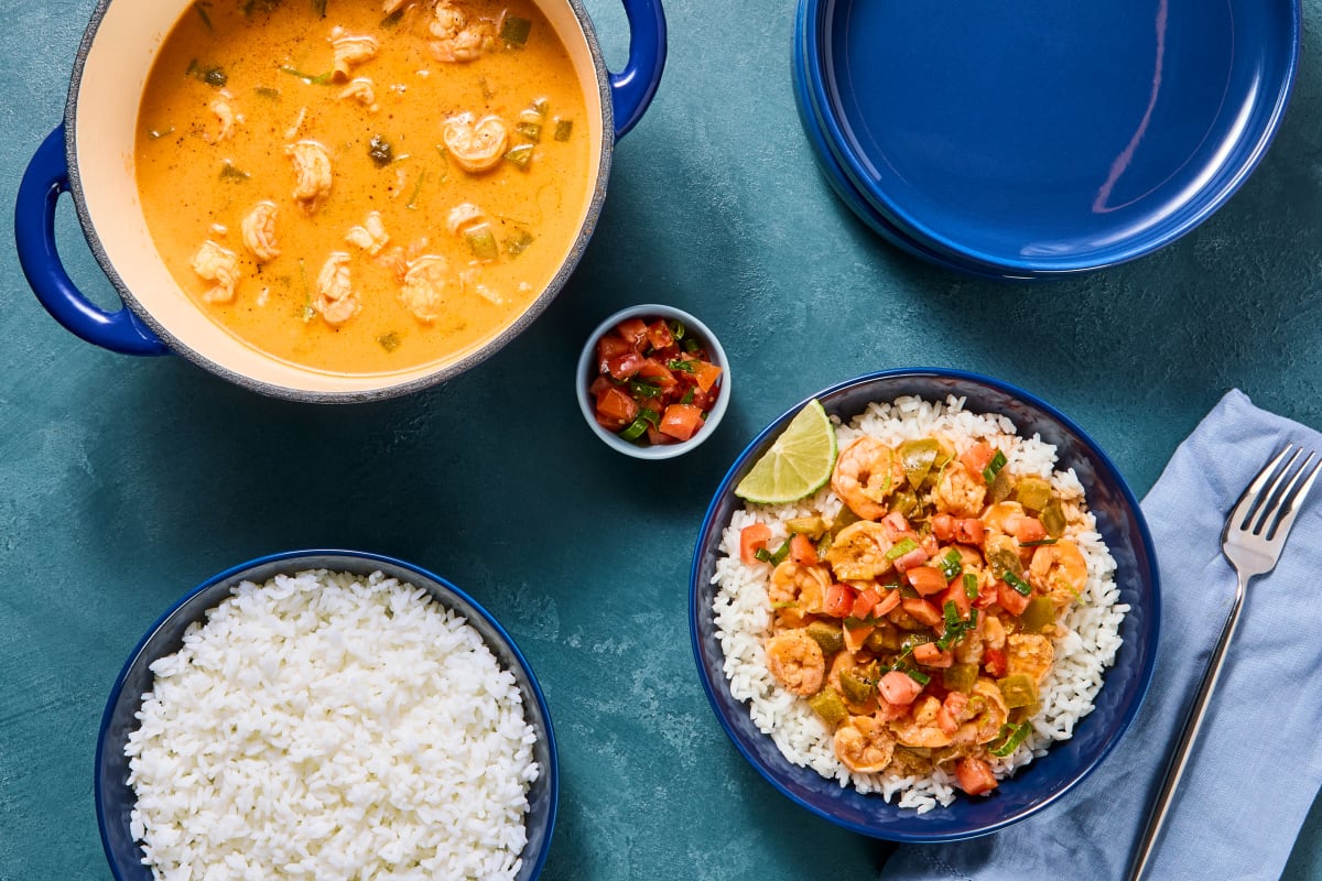 Garlic-Lime Shrimp with Coconut Broth