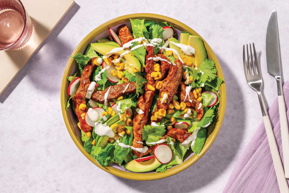 Tex-Mex Beef & Avocado Salad