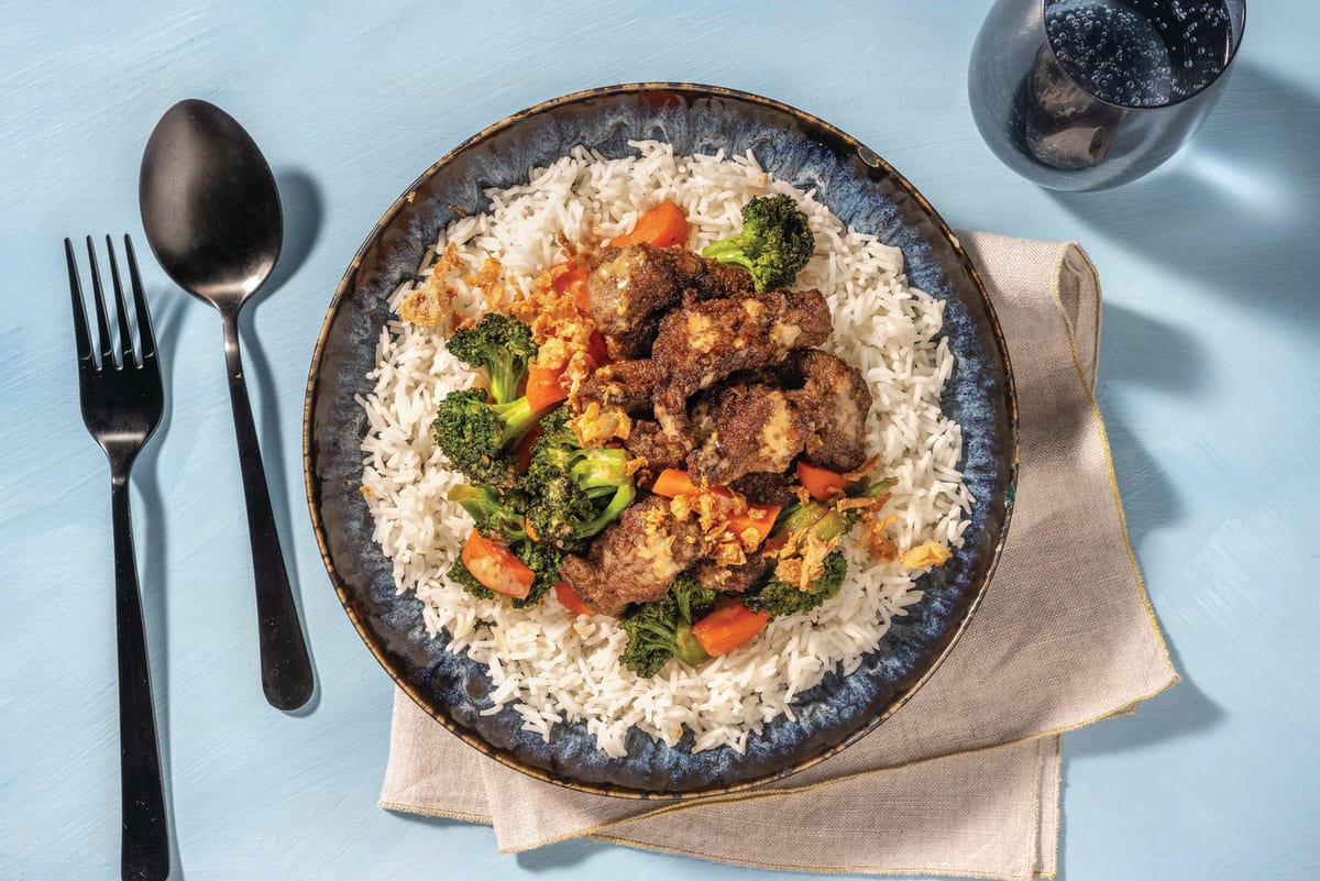 Easy Asian Sweet Soy Beef Bowl