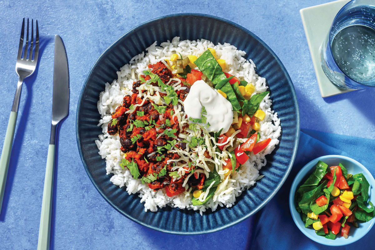 Mexican Black Bean Burrito Bowl